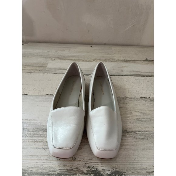 Enzo Angiolini Blake woman’s cream leather loafer - Picture 1 of 7